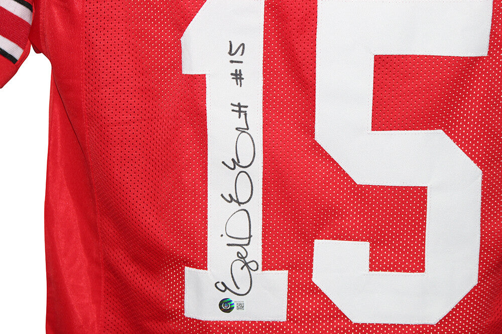Ezekiel Elliott Autographed Ohio State Buckeyes Style Custom Jersey Beckett