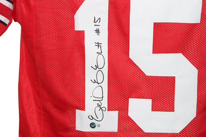 Ezekiel Elliott Autographed Ohio State Buckeyes Style Custom Jersey Beckett