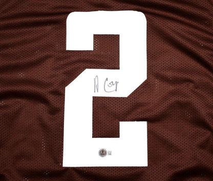 Amari Cooper Autographed Cleveland Browns Custom Black Jersey
