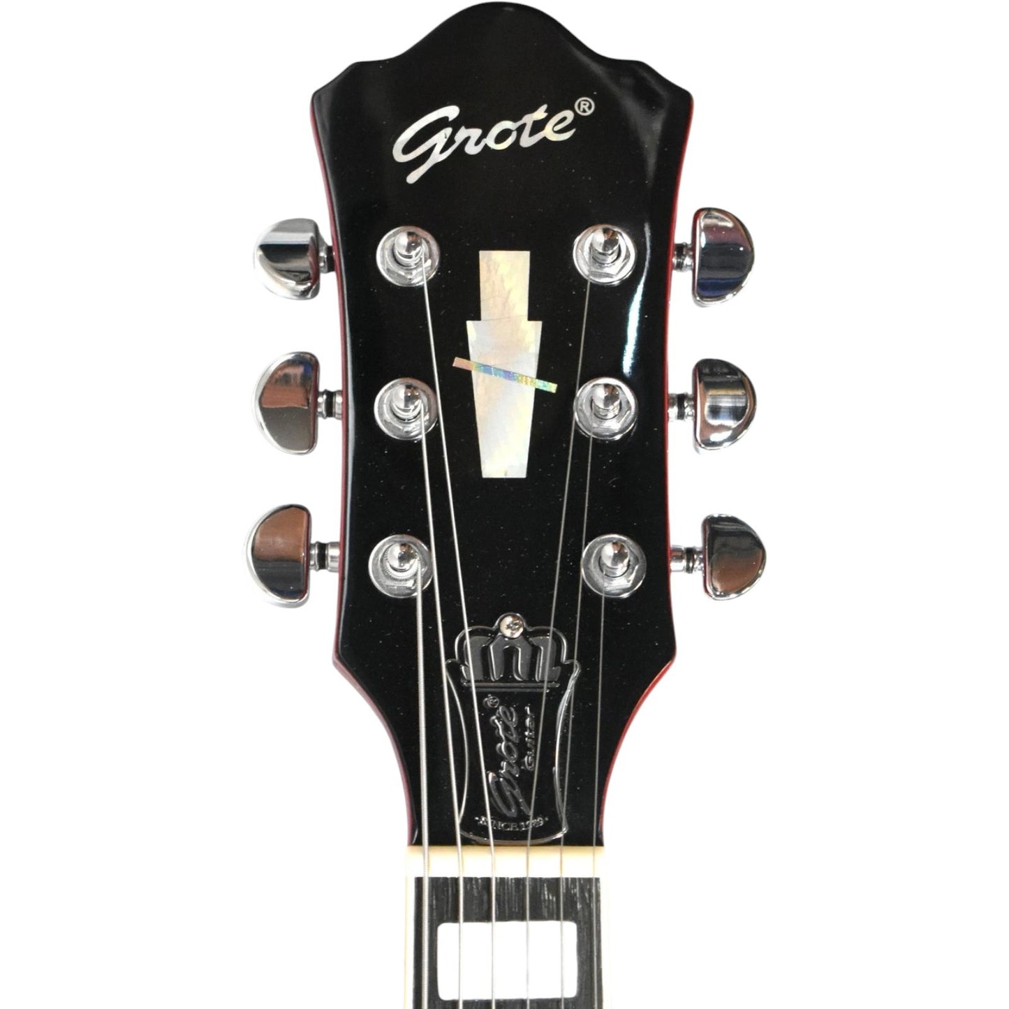 Michael J. Fox Signed Back to the Future Grote Hollow Body Guitar