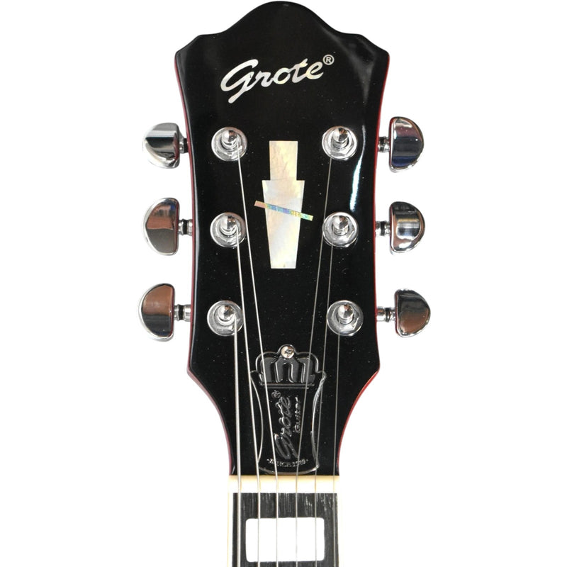 Michael J. Fox Signed Back to the Future Grote Hollow Body Guitar