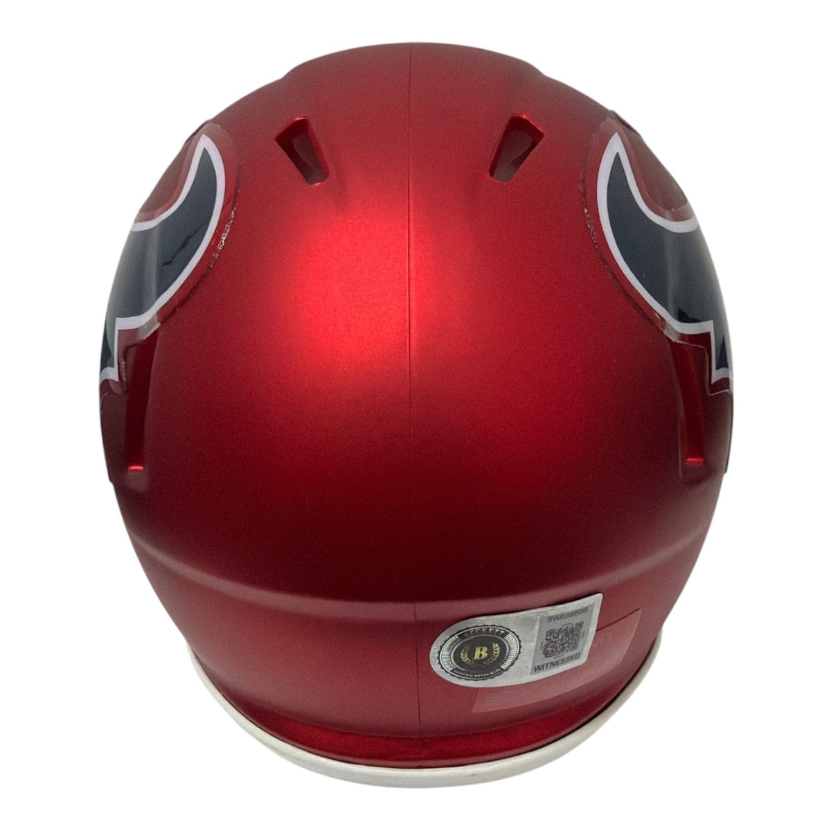 Andre Johnson Signed Houston Texans Blaze Mini Helmet HOF 24