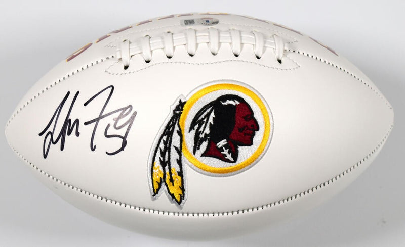London Fletcher Signed Washington Logo Football - Black