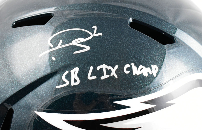 Darius Slay Philadelphia Eagles Signed Full Size Helmet SB Champs