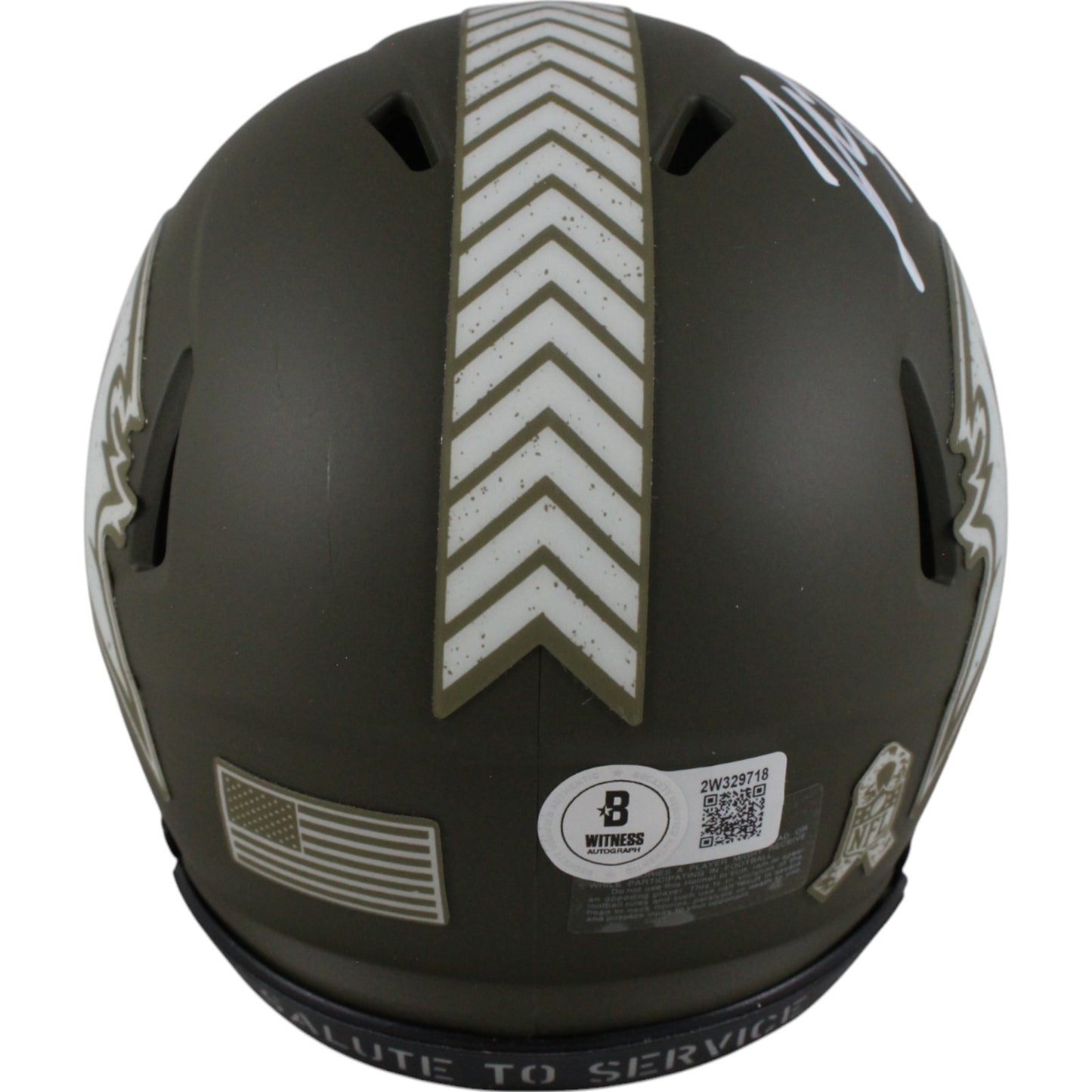 John Lynch Autographed Tampa Bay Buccaneers Salute to Service Mini Helmet
