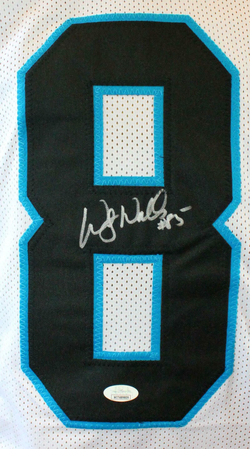 Wesley Walls Autographed White Custom Football Jersey