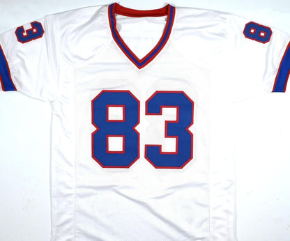 Andre Reed Autographed White Custom Football Jersey