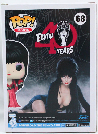 Cassandra Peterson Signed Elvira Funko Pop Figurine #68