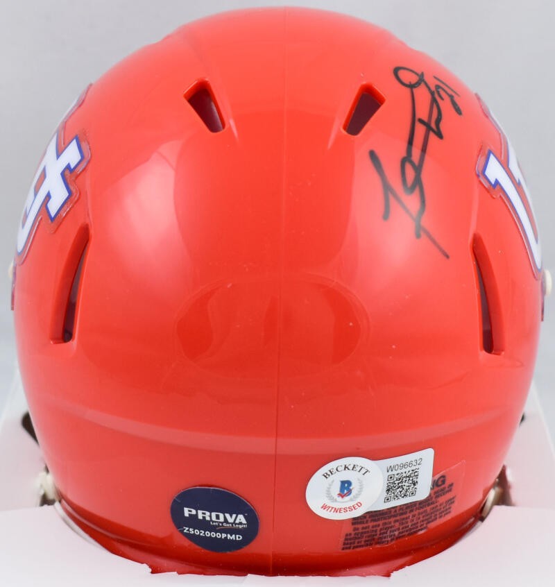 Fred Taylor Signed Florida Gators Throwback Speed Mini Helmet