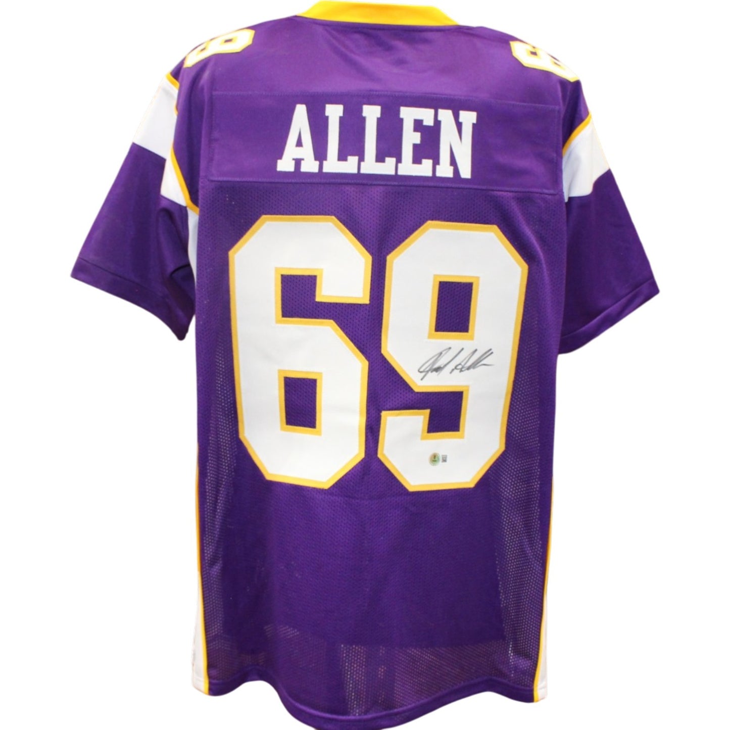 Jared Allen Autographed Pro Style Custom Jersey (BAS Witnessed)