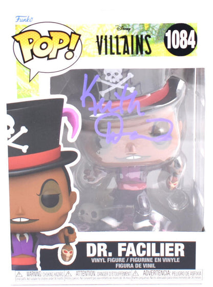 Keith David Autographed Dr. Facilier Funko Pop Figurine #1084