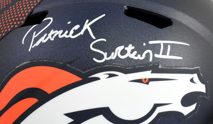 Patrick Surtain II Autographed Denver Broncos Full Size Speed Helmet