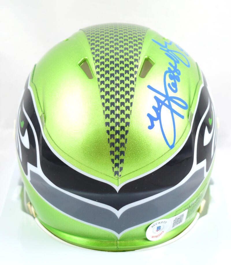 Matt Hasselbeck Autographed Seattle Seahawks Flash Speed Mini Helmet