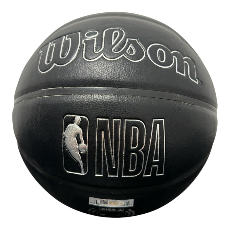 Earl Monroe Signed New York Knicks Wilson NBA Basketball - Black