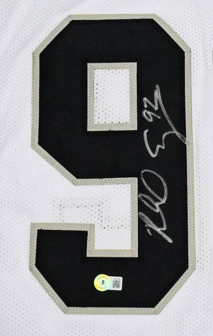 Richard Seymour Autographed Oakland Raiders White Custom Jersey