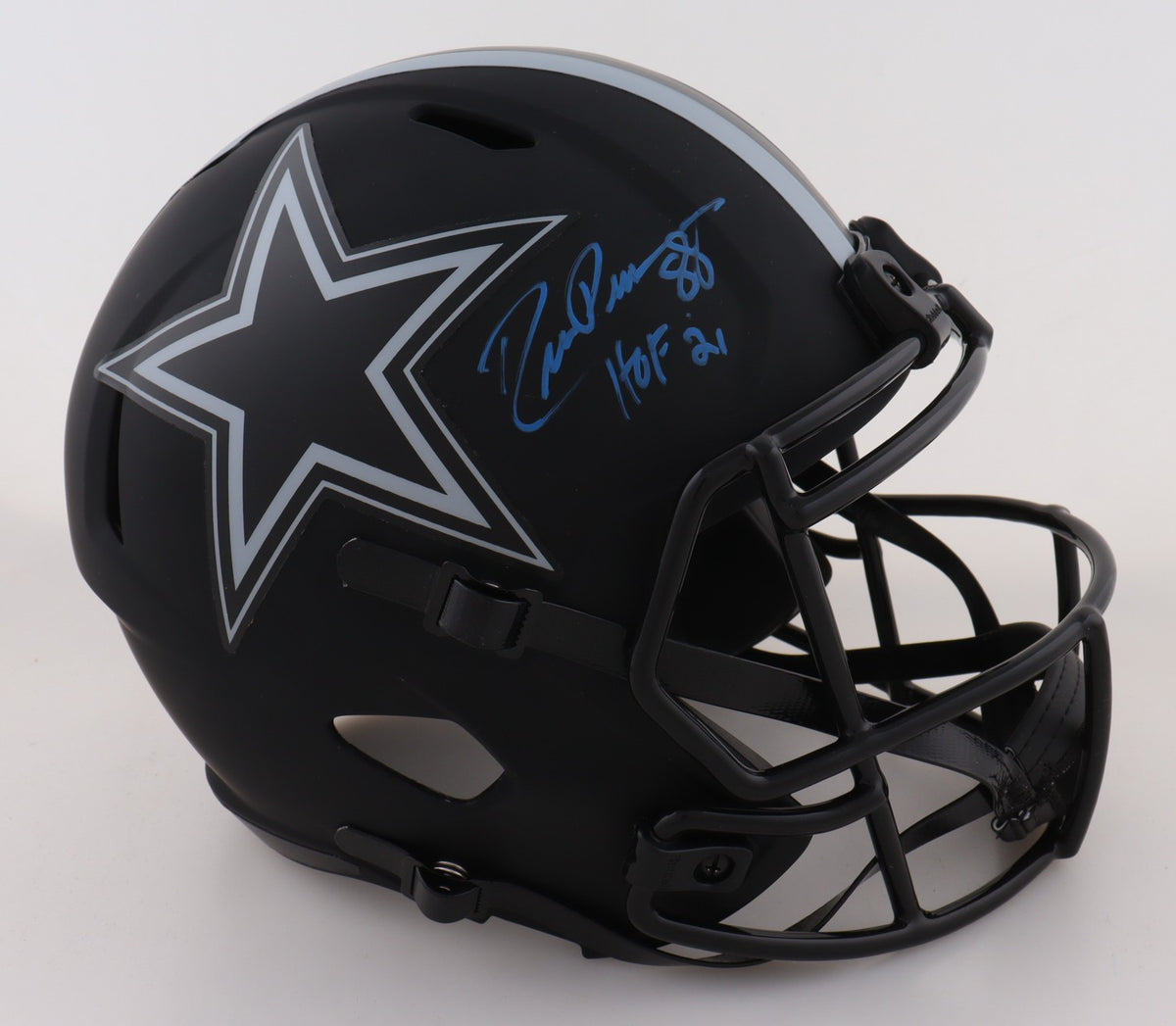 Drew Pearson Autographed Dallas Cowboys Eclipse Replica Helmet