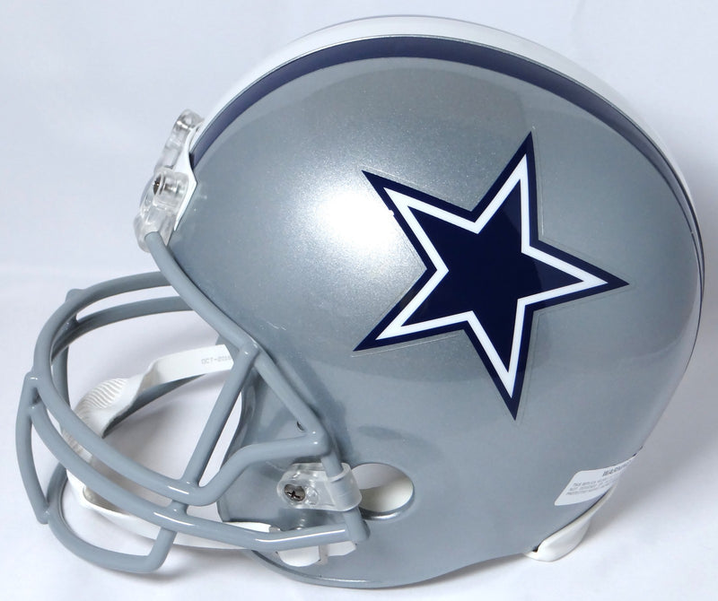 Troy Aikman, Emmitt Smith & Michael Irvin Signed Dallas Cowboys Full Size Helmet