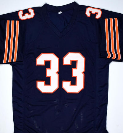 D'Onta Foreman Autographed Custom Blue Jersey
