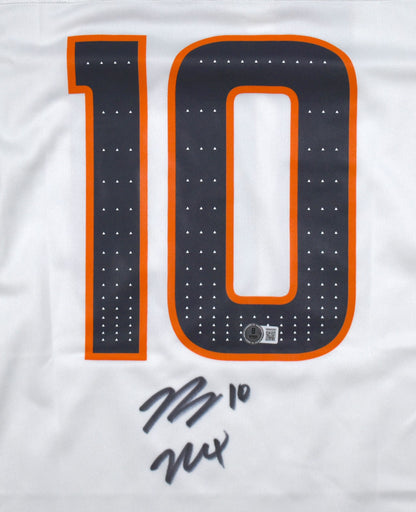 Bo Nix Autographed Denver Broncos White Jersey