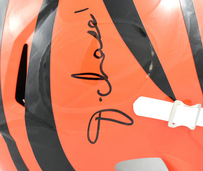 Ja'Marr Chase Autographed Cincinnati Bengals Full Size Speed Helmet