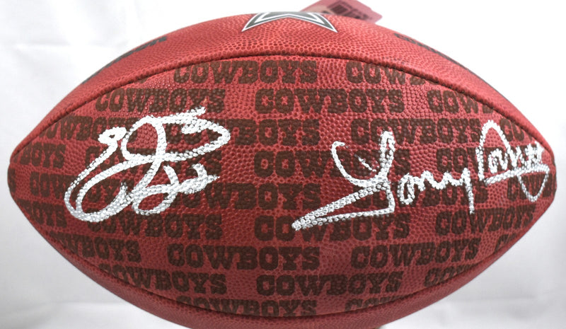 Tony Dorsett & Emmitt Smith Signed Dallas Cowboys Duke Football