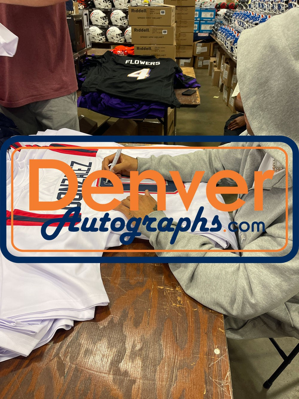 Christian Gonzalez Autographed White Pro Style Jersey (Beckett COA)