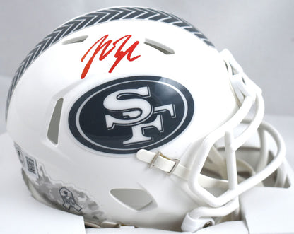 John Lynch Signed San Francisco 49ers 2024 Salute to Service Mini Helmet