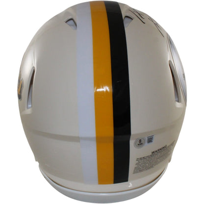 TJ Watt Pittsburgh Steelers Autographed Full Size Authentic Retro Helmet