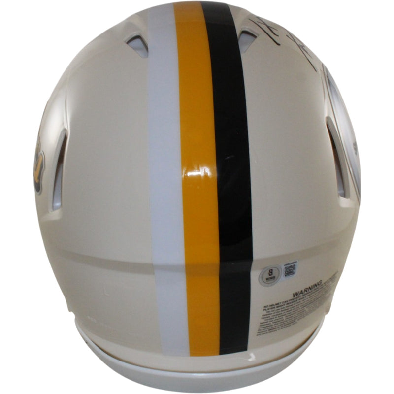 TJ Watt Pittsburgh Steelers Autographed Full Size Authentic Retro Helmet