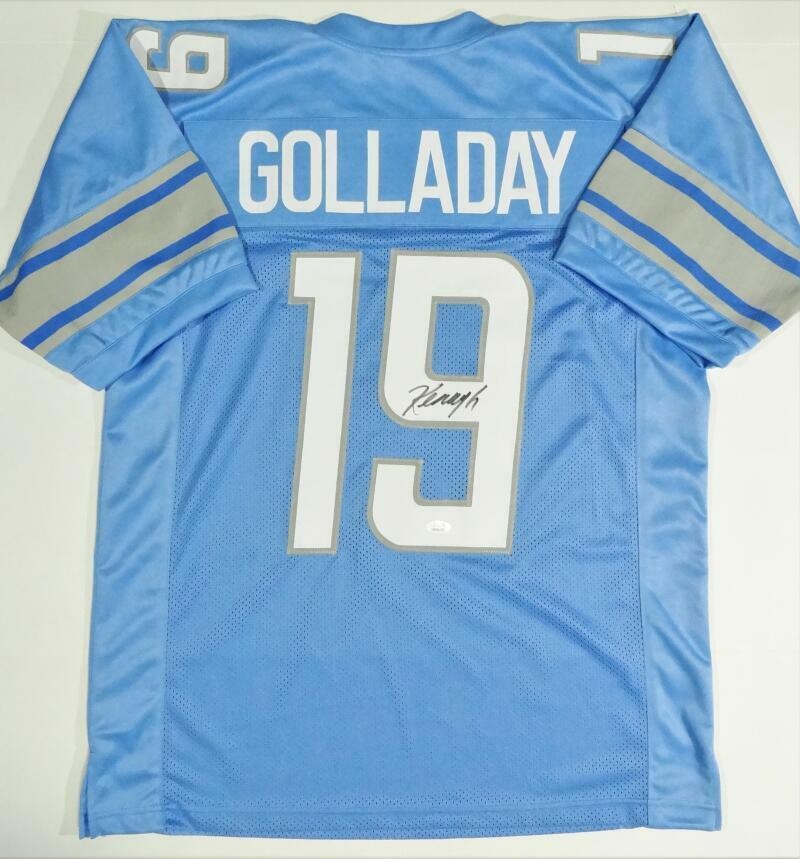 Kenny Golladay Autographed Blue Custom Football Jersey