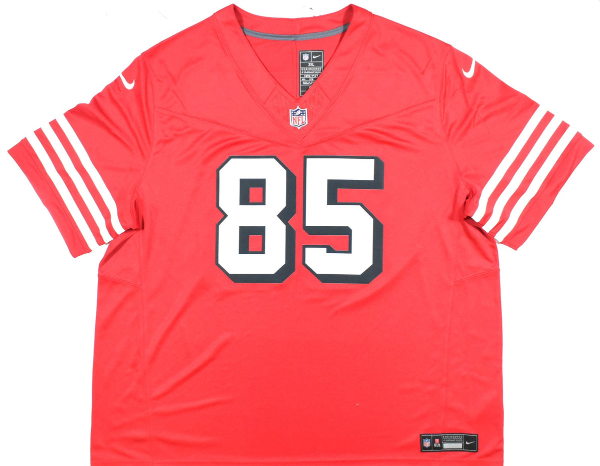 George Kittle Autographed San Francisco 49ers Red Nike Game Jersey