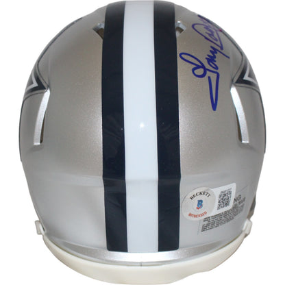 Tony Dorsett Dallas Cowboys Signed Riddell Speed Mini Helmet (Beckett)