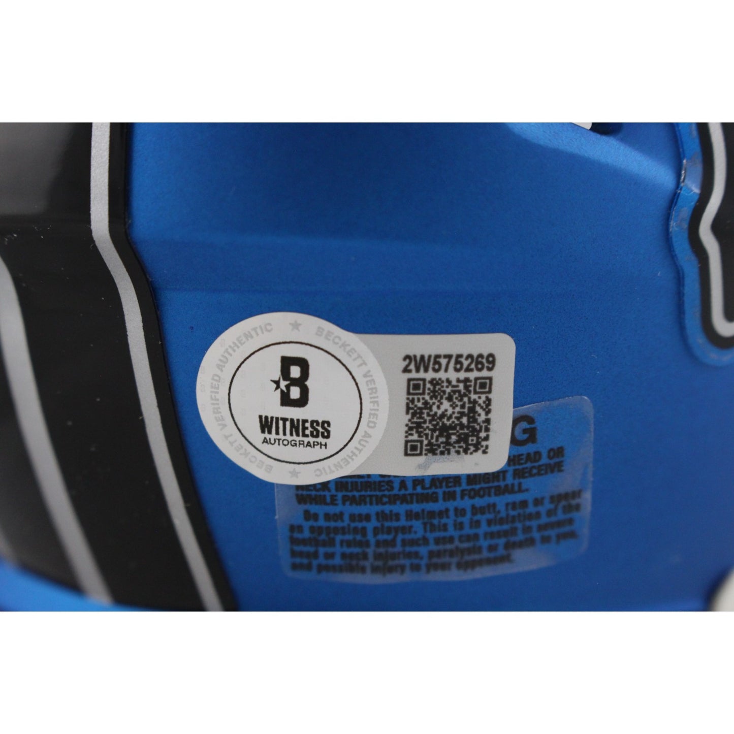 Sam LaPorta Autographed Detroit Lions 2024 Alternate Mini Helmet