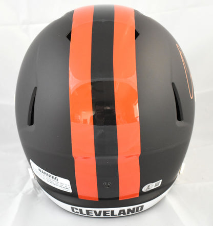Quinshon Judkins Autographed Cleveland Browns Full Size Alternate Helmet