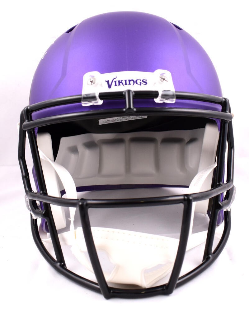 Warren Moon Signed Minnesota Vikings Full Size Speed Replica Helmet