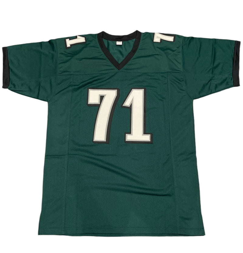 Jason Peters Philadelphia Eagles Autographed Custom Jersey (BAS COA)