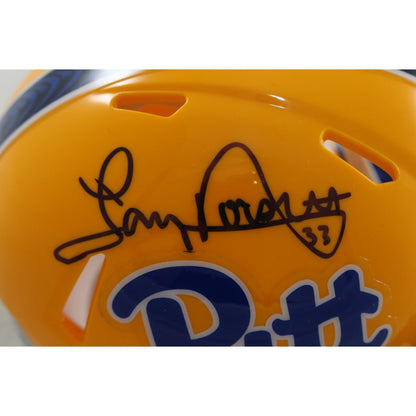 Tony Dorsett Autographed Pittsburgh Panthers Gold Mini Helmet