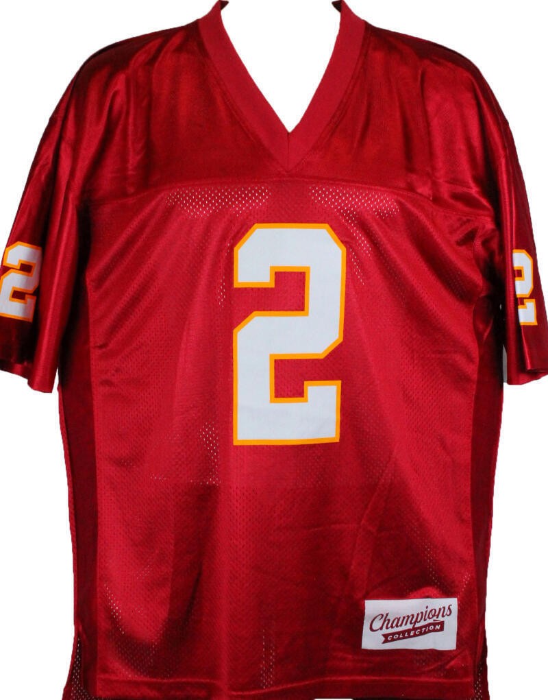 Deion Sanders Autographed Florida State Seminoles Garnet Jersey