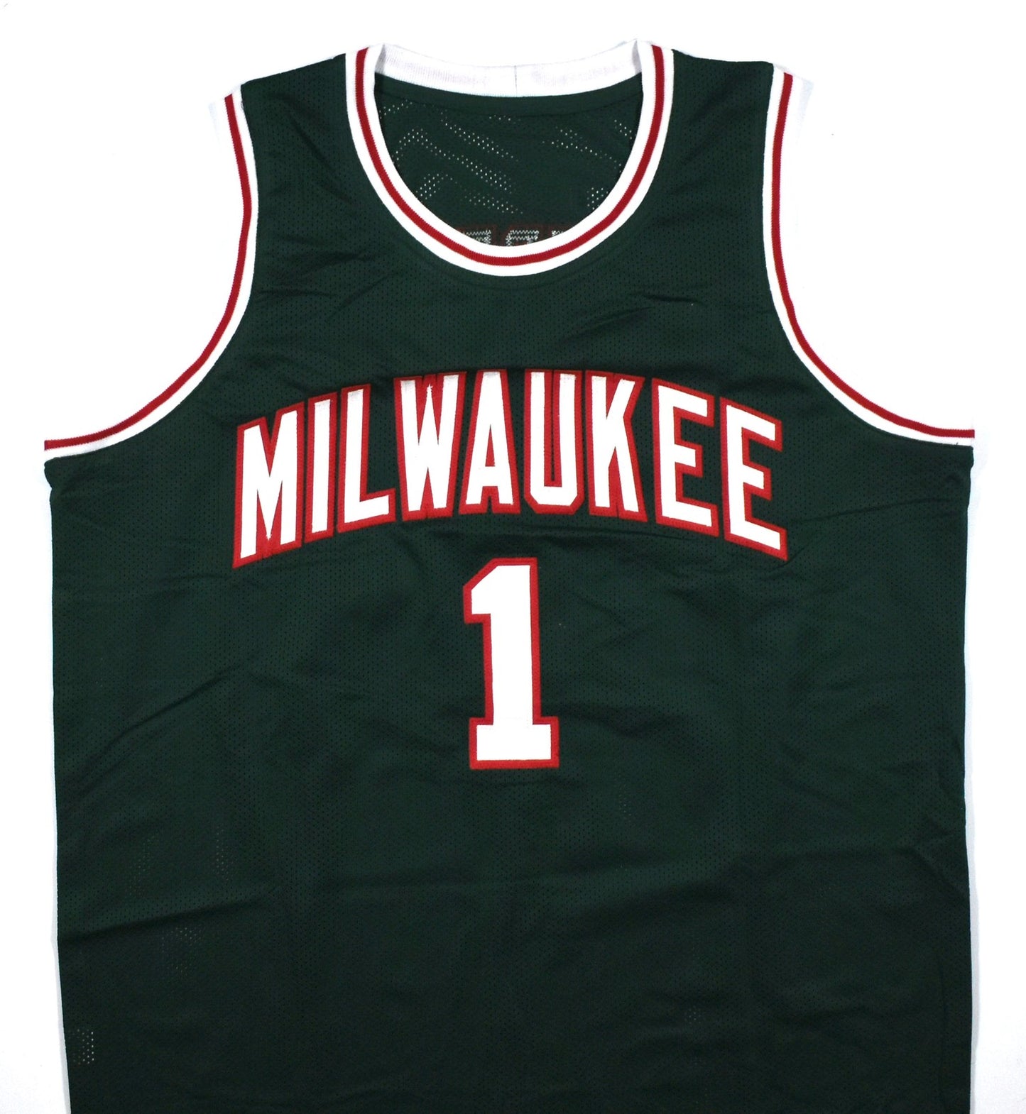 Oscar Robertson Signed Milwaukee Bucks Style Custom Green Jersey