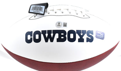 Zack Martin Autographed Dallas Cowboys Logo Football
