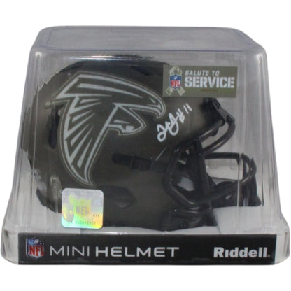 Julio Jones Signed Atlanta Falcons 2022 Salute to Service Mini Helmet