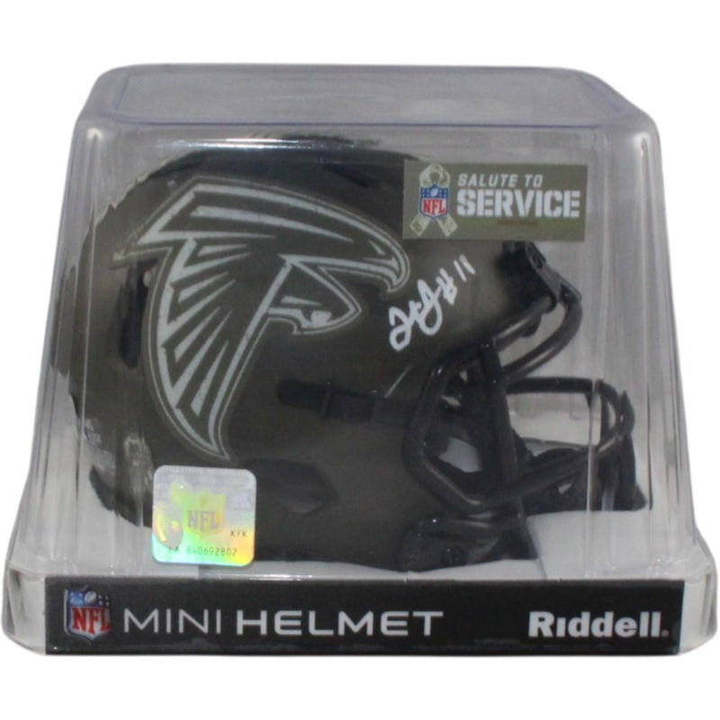Julio Jones Signed Atlanta Falcons 2022 Salute to Service Mini Helmet