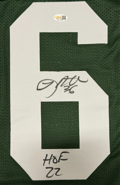 LeRoy Butler Signed Green Bay Packers Custom Jersey (HOF 22) - JSA COA