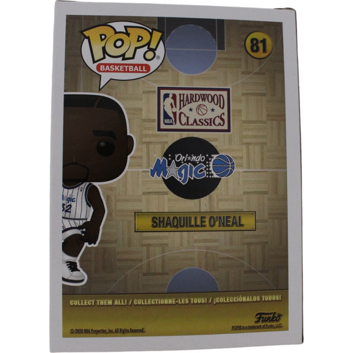Shaquille O'Neal Autographed Orlando Magic Funko Pop! #81