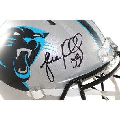 Luke Kuechly Autographed Carolina Panthers Authentic Helmet