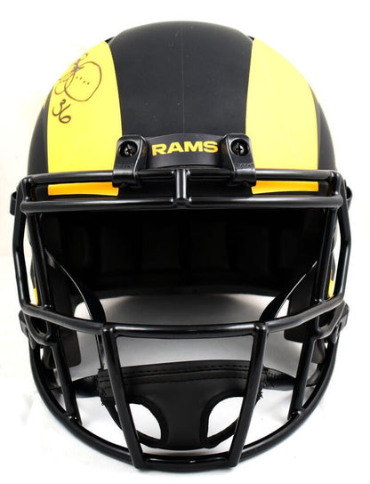 Jerome Bettis Signed Los Angeles Rams Eclipse Full Size Speed Helmet