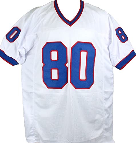 Eric Moulds Signed Buffalo Bills White Custom Jersey