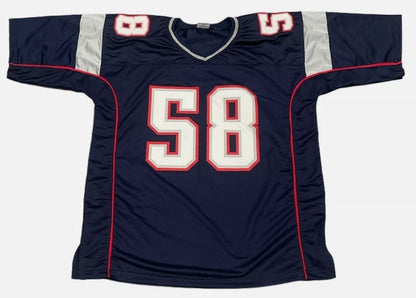Matt Chatham New England Patriots Signed Custom Jersey (3x SB Champ)