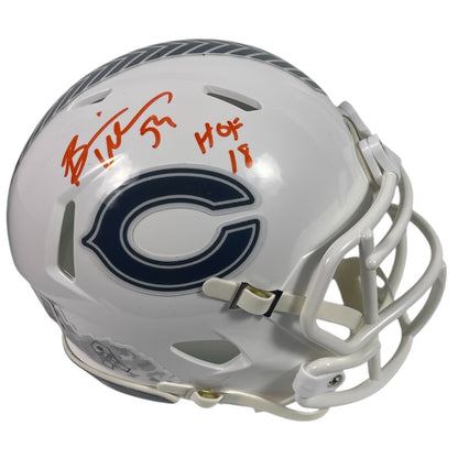 Brian Urlacher Signed Chicago Bears 2024 Salute Mini Helmet HOF 18