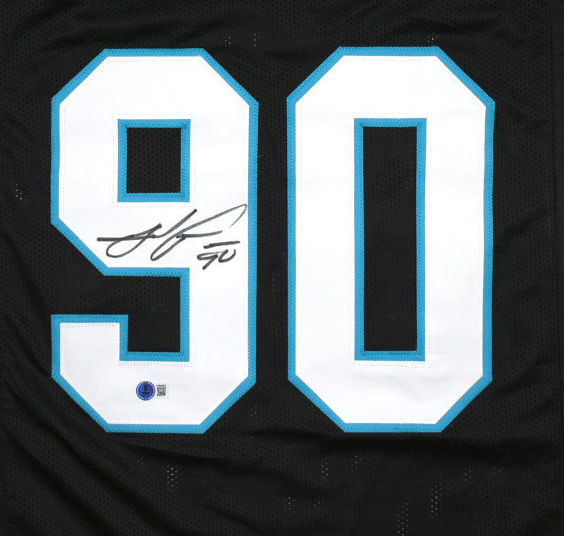 Julius Peppers Signed Black Custom Football Jersey